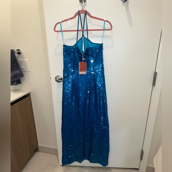 Cult Gaia Lily Sequin Embroidered Maxi Dress - Picture 7 of 9